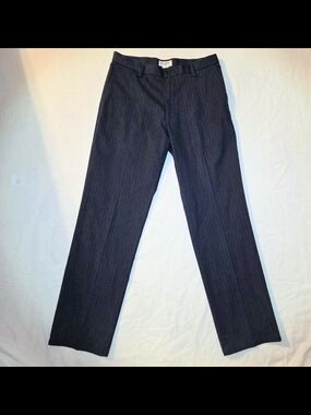 Dockers Grey Pinstripe Straight Leg Pants Size 12
